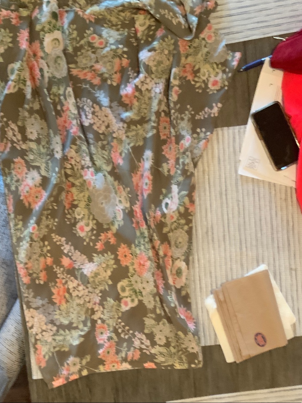 Sundance Red Label Silk Jacket with Olive Interior